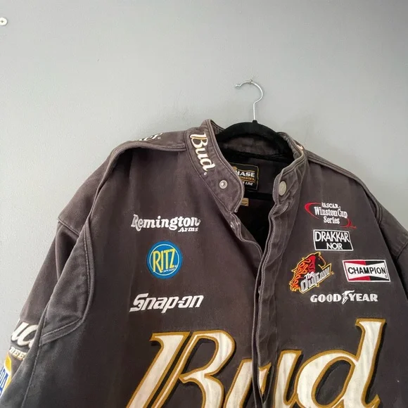 Vintage Budweiser NASCAR Racing Jacket Size XL - Picture 3 of 12